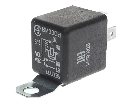 Реле электромагнитное 24V 5-ти контактное с кронштейном ЭМИ