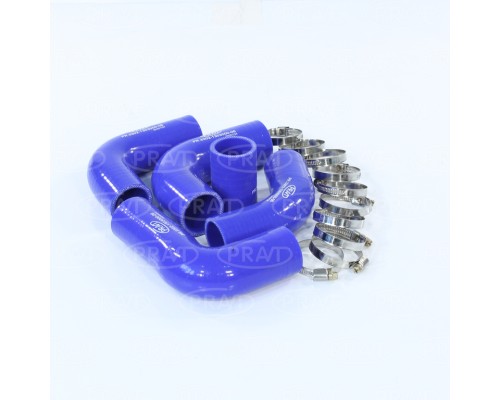 Патрубок ГАЗ-3302 дв.ЗМЗ-406 радиатора комплект 5шт. (с хомутами) PRAVT