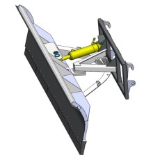 Отвал МТЗ-80, 82, 1221 (ТУРС-1000, 1200, 1500, 2000) коммунальный,  гидроповоротный L=2.5м САЛЬСК