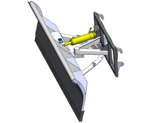 Отвал МТЗ-80, 82, 1221 (ТУРС-1000, 1200, 1500, 2000) коммунальный,  гидроповоротный L=2.5м САЛЬСК