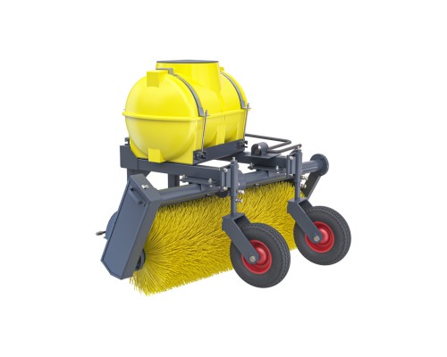 Щетка коммунальная МТЗ-320, Т-25, 30, LOVOL-354, 504 с баком для воды (250л) С/О САЛЬСК