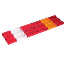 Рассеиватель MERCEDES Actros фонаря заднего левого (525х140мм) MARS TECH