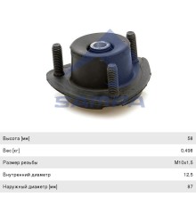 Опора SCANIA 4 series амортизатора кабины верхняя SAMPA