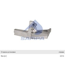 Кронштейн MERCEDES Actros крепления порога SAMPA