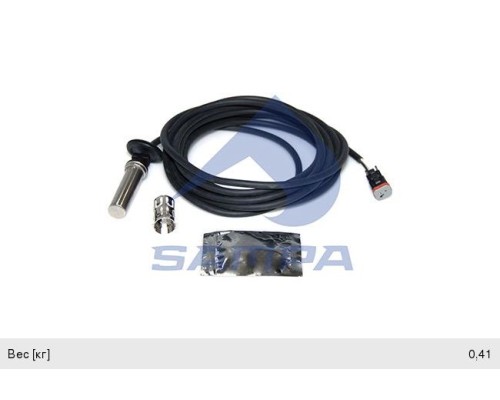 Датчик АБС RENAULT VOLVO КАМАЗ колеса переднего левого (L=4385мм) SAMPA