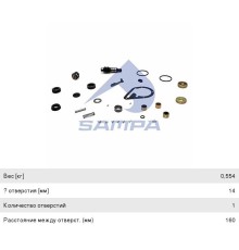 Ремкомплект MAN MERCEDES VOLVO трещотки автоматической (без рейки) SAMPA