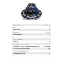 Ступица SAF колеса SAMPA