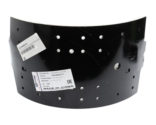 Колодки тормозные FAW J6, 3250 заднего/среднего моста (1шт.) OE