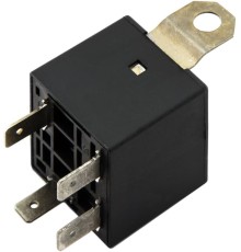 Реле электромагнитное 12V 4-х контактное 25А замыкающее с кронштейном ЭМИ