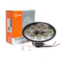 Фара рабочего света овальная 140х105х57 24Вт 8 светодиодов рассеянный свет AVTOELECTRICA