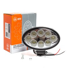 Фара рабочего света овальная 140х105х57 24Вт 8 светодиодов рассеянный свет AVTOELECTRICA