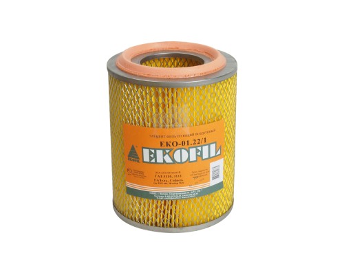 Элемент фильтрующий ГАЗ-3110, 3302 воздушный инжектор низкий EKOFIL