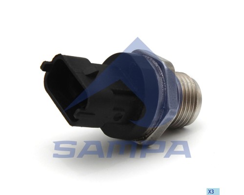 Датчик давления топлива КАМАЗ MAN дв.CUMMINS ISBe 185, 210, 270, 285 SAMPA