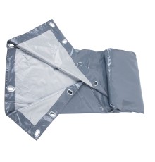 Тент ГАЗ-33023-10 Фермер В(1.26)хШ(2.07)хД(2.42) 8 люверсов Н/О (серый) АВТОПЛАСТ