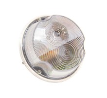 Указатель поворота КАМАЗ, МАЗ передний белый 24V металл ОСВАР