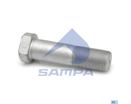 Шпилька колеса КАМАЗ-5490 MAN MERCEDES Actros (97-02) (M22х1.5х85) SAMPA