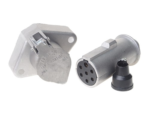 Разъем электрический прицепа ISO 1185 Type N 7-полюсный комплект