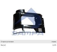 Кронштейн VOLVO фары правый SAMPA