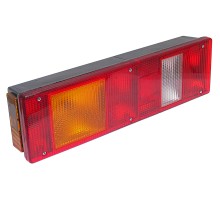 Фонарь задний КАМАЗ, МАЗ, УРАЛ левый с добавочным указателем байонетный разъем (по центру) РУДЕНСК