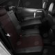 Авточехлы ГАЗель Next (1 низкий,  2 высоких) экокожа-жаккард красная точка комплект AVTOLIDER