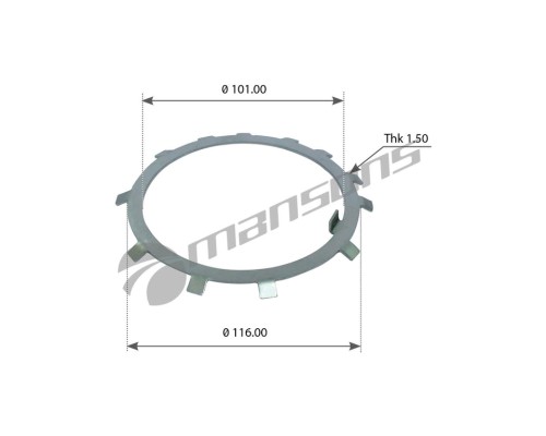 Шайба КАМАЗ-5490 MERCEDES ступицы MANSONS