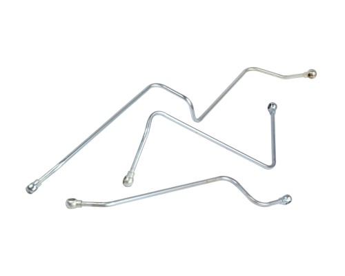 Трубка топливная КАМАЗ-ЕВРО-2 низкого давления 3шт. (стандарт) ТМК