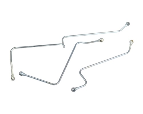 Трубка топливная КАМАЗ-ЕВРО-2 низкого давления 3шт. (стандарт) ТМК