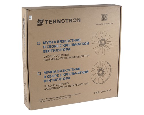 Вентилятор КАМАЗ-ЕВРО 750мм с вязкостной муфтой (дв.740.735, 740.745;Cummins ISGe5, ISB12E5) ТЕХНОТРОН