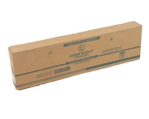 Радиатор масляный УРАЛ-4320, 5557 дв.ЯМЗ алюминиевый КОМПОЗИТ