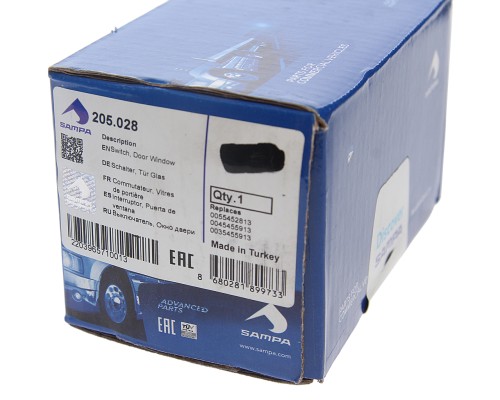 Блок управления КАМАЗ-5490 MERCEDES стеклоподъемниками SAMPA