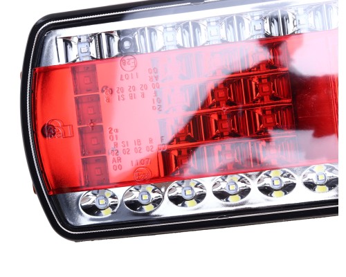 Фонарь задний КАМАЗ-5490, МАЗ левый светодиодный с разъемом и габаритным огнем РУДЕНСК