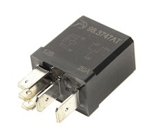 Реле электромагнитное 12V 5-ти контактное 20/10А переключающее АВТОТРЕЙД