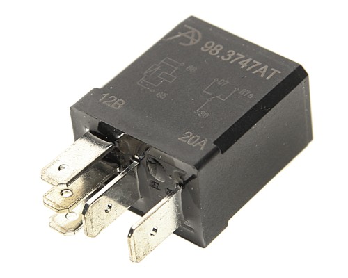 Реле электромагнитное 12V 5-ти контактное 20/10А переключающее АВТОТРЕЙД