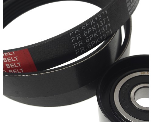 Ролик натяжной ГАЗон Next дв.ЯМЗ-534 с ремнем вентилятора 6РК1371 комплект PRAVT