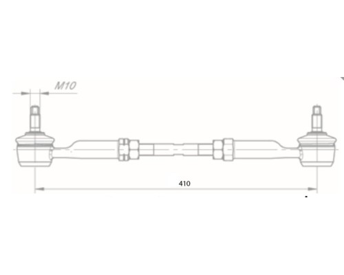 Тяга КАМАЗ-5490 реактивная привода КПП в сборе ROSTAR