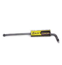 Глушитель ГАЗ-3302 дв.УМЗ ЕВРО-3, 4 длинный с фланцем выход боковой АЗГ