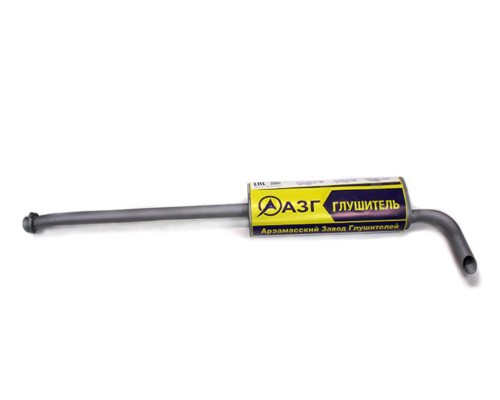 Глушитель ГАЗ-3302 дв.УМЗ ЕВРО-3, 4 длинный с фланцем выход боковой АЗГ