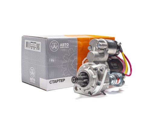 Стартер ЯМЗ-534 ГАЗон Next 12V 3.5/4.9 кВт AZF 4383 с доп.реле AVTOELECTRICA