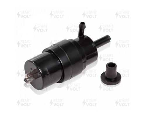 Насос омывателя КАМАЗ, МАЗ, КРАЗ 24V (черный) STARTVOLT