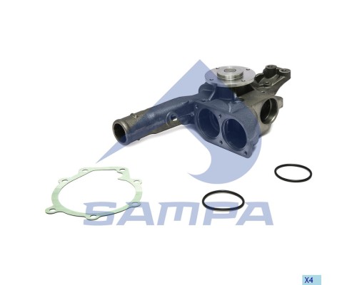 Насос водяной КАМАЗ-5490 MERCEDES Atego (дв.OM 904LA/OM906LA/HLA/OM926LA/OM924LA) SAMPA