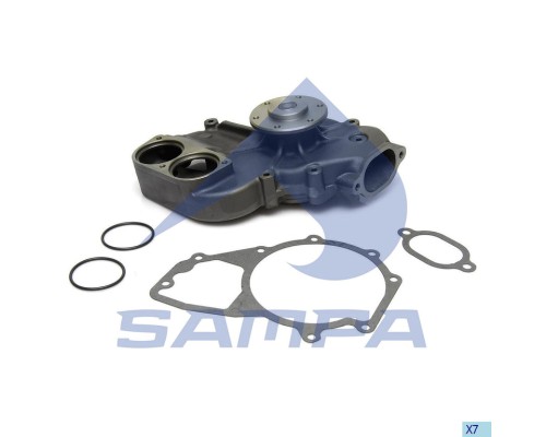 Насос водяной КАМАЗ-5490 MERCEDES Axor дв.OM457HLA (без ретардера) SAMPA