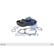 Насос водяной КАМАЗ-5490 MERCEDES Axor дв.OM457HLA (без ретардера) SAMPA