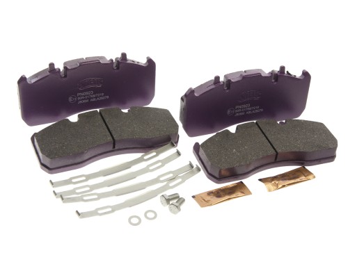 Колодки тормозные VOLVO RENAULT дисковые (216х100х29мм) (4шт.) с р/к NIBK