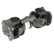 Вал карданный КАМАЗ промежуточный (4 отверстия,  торцевые шлицы) L=411мм увеличенный ресурс УКД