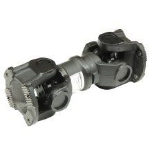 Вал карданный КАМАЗ промежуточный (4 отверстия,  торцевые шлицы) L=411мм увеличенный ресурс УКД