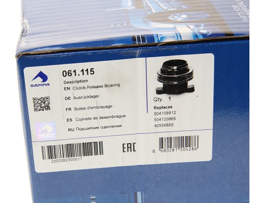 Подшипник выжимной DAF MAN IVECO RENAULT SAMPA