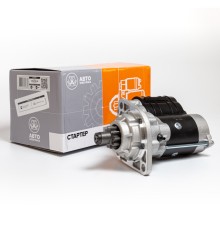 Стартер КАМАЗ дв.CUMMINS 4ISBe185, 6ISBe270, 285, 300 24В z=10 4.5/5.5кВт AVTOELECTRICA