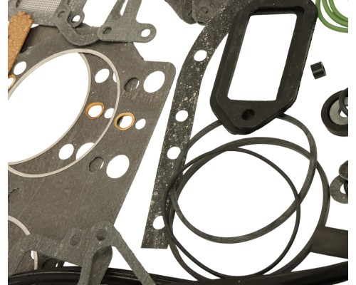 Прокладка двигателя ЯМЗ-238БЕ, ДЕ полный комплект Н/О (РТИ, манж) (49 наименований)