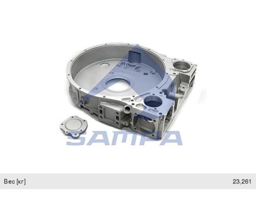 Картер MERCEDES дв.OM501A, LA маховика SAMPA