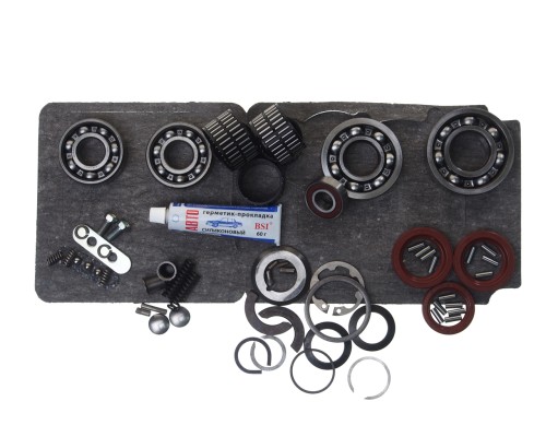 Ремкомплект ГАЗ-3110, 3302 КПП (подшипники, прокладки, сальники, шайбы) С/О АВТОРГ